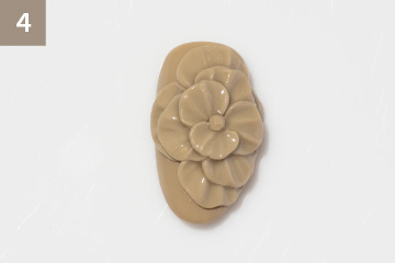3dclay flower steps 4